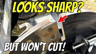 100% FREE Way To Make Your Wood Chipper Cut Like NEW Again!