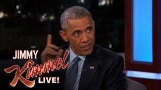 Jimmy Kimmel Asks President Barack Obama About His Daily Life