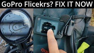 GoPro settings to fix Tripper Dash Screen Flicker issue in  Himalayan 450