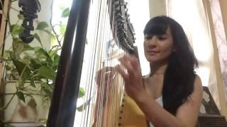 Ed Sheeran - Thinking out loud -harp cover- María Fernanda Peralta