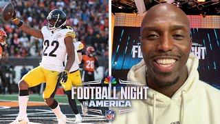 Najee Harris FaceTimes Devin McCourty to explain why Mike Tomlin is so special | FNIA | NFL on NBC