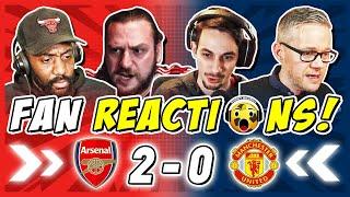 MAN UTD FANS RAGING  REACTION TO ARSENAL 2-0 MAN UTD | PREMIER LEAGUE FAN REACTIONS