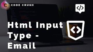 Html Input Type Email | Input Type Email In Html | Html5