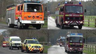 The Piam Brown Ward Fire Engine Adventure 2023 - Dennis, Volvo, Leyland & More Responding!
