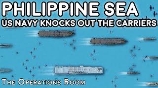 Battle of the Philippine Sea  - The US Navy Knocks Out The Japanese Carriers (2/2) - Animated