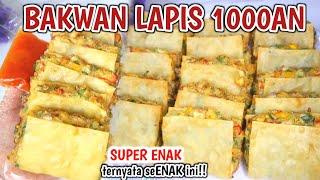 PATESAN RAME TERNYATA SEENAK INI!! BAKWAN LAPIS SUPER ENAK IDE JUALAN 1000AN LARIS MANIS