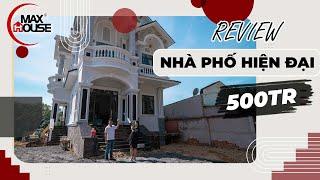 Thử thách cầm 500Triệu Thi công Nội thất Nhà Phố Phong cách HIỆN ĐẠI - REVIEW NHÀ #9