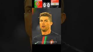 Portugal vs Egypt 2-1 Friendlies 2018 #ronaldo vs #mosalah #football #youtubeshorts #sports