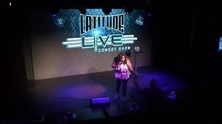 Comedian Roz McCoy Falls off stage!! The show must go on!