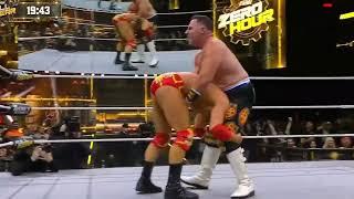 Big Justice hits best spear in AEW followed by AJ power BOOM