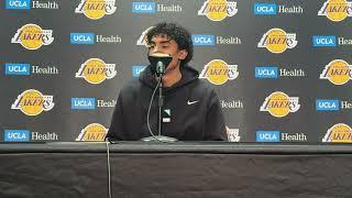 Max Christie Takes Accountability For Mental Mistake Late In Lakers Loss To Thunder