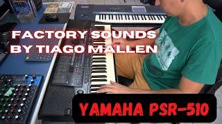 YAMAHA PSR-510 (NOSTALGIA)  ANO : 1993 (FACTORY SOUNDS) by TIAGO MALLEN #yamahapsr #psr510 #mallen