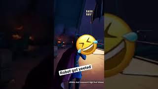 Robot got yeeted