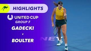 Olivia Gadecki (AUS) v Katie Boulter (GBR) - United Cup Highlights | Wide World of Sports