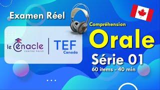 TEF Canada - Série 01 [ Examen Réel ] -  Compréhension Orale 2023