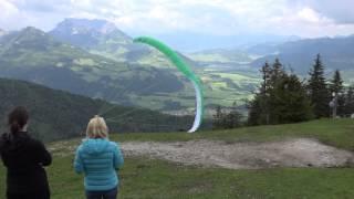 Funny Outtakes Super Paragliding Testival 2014 Kössen Takeoff / Landing Fail Compilation airddicted