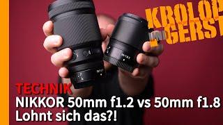 NIKKOR 50mm f1.2 vs 50mm f1.8 - Lohnt sich das?!  Krolop&Gerst