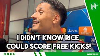 I DIDN'T know Rice could do that! William Saliba | Arsenal 3-0 Real Madrid