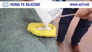 How to use silicone rubber to make finger fingerprint