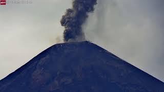 Sep 10, 2024: Fuego Volcanic Eruption Hurls Boulders into the Air