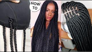 NEW METHOD! HOW TO BOX BRAIDS WIG LIKE A PRO USING CROCHET HAIR  FT DIVATRESS COM