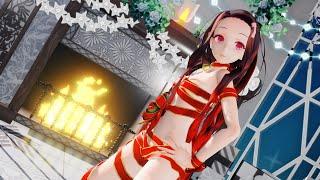 [MMD 4K] 22017 Sexy Tda Christmas Nezuko  Last Christmas Ver.Cascad [DL][RAY MMD 1.5.2]