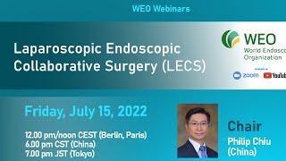 2022: WEO Webinar: Laparoscopic Endoscopic Collaborative  Surgery (LECS)