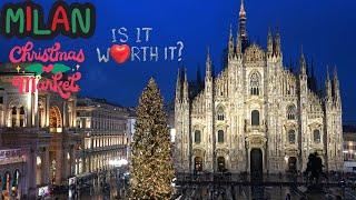 Milan’s Christmas Market Behind Il Duomo!  #christmasmarket