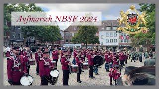 Bundesfanfarenkorps Neuss Furth 1952 e.V. - Aufmarsch Sonntag Morgen - NBSF  2024