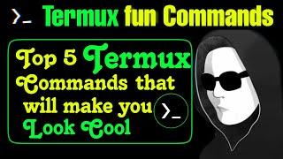 Termux Fun Commands You Need to Try Today! | Indo CS