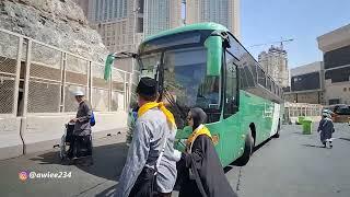 SUASANA TERMINAL BUS AJYAD DIKOTA  MAKKAH DIMUSIM HAJI 2024