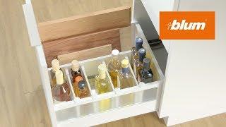 ORGA-LINE bottle set: inner dividing system for bottles | Blum