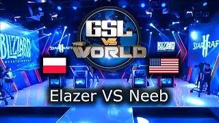 Elazer VS Neeb - GSL vs the World 2019 - polski komentarz