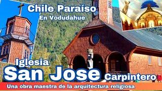 Vodudahue, Iglesia "San José carpintero" una obra maestra de la arquitectura  religiosa.