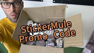  StickerMule Coupon Discount Promo Code Glitter Diecut Circle Stickers Review + @SelfDefense