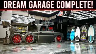 MY DREAM GARAGE IS COMPLETE! *INSANE transformation