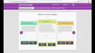 TSI Sample Test (Instructions)