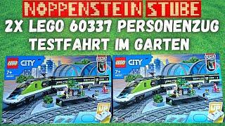 Ich habe ihn 2 x gekauft  Lego® 60337 Personenzug Review und Testfahrt im Garten