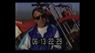 Rick Johnson 1989 MX Secret Honda Test Session