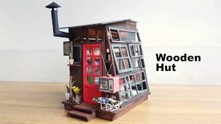 DIY miniature dollhouse | Wooden Hut DGM03 | Rolife