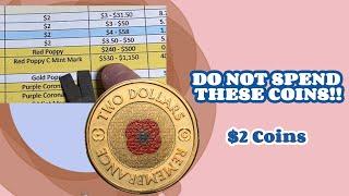 DO NOT  SPEND THESE COINS!! ($2 Coins)