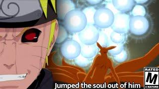 When Naruto JUMPED Kurama into submission and ROBBED him of his chakra