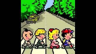 The Beatles' Abbey Road but with the Earthbound Sound font