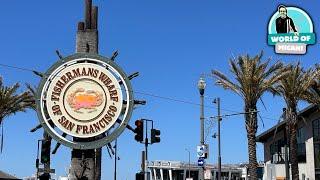 San Francisco Fisherman's Wharf Compared to Universal Studios Florida Fishermans Wharf! 4K