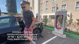 Virtuo Car Rental Review: Italy in a Tesla Model 3 (GREAT VALUE!)