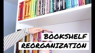Reorganizing My Rainbow Bookshelves (400+ books!)