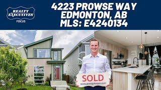 JUST L I S T E D:  4223 Prowse Way, Edmonton, AB | Jarett Johnson Real Estate