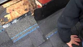 Roof Repair Involving a Chimney Re-flashing