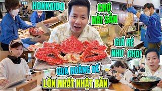 Chợ Cua Hoàng Đế Lớn Nhất Nhật Bản! - Giá Rẻ Như Cho! - Thiên Đường Hải Sản Ở Hokkaido!