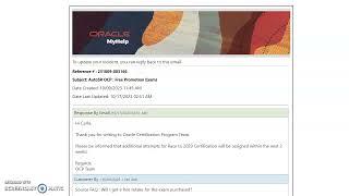 Oracle Race to Certification Free Exam Vouchers Update